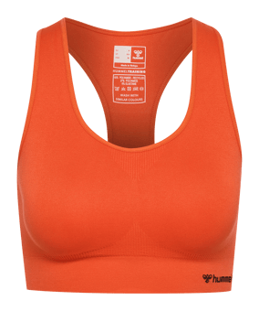 hummel Tif Seamless Sport Shirt Damen Orange F5022 - orange
