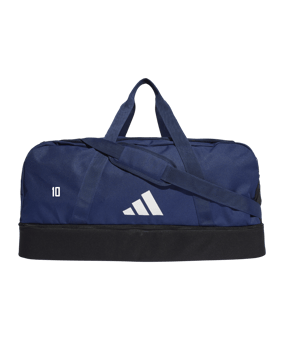 adidas Tiro League Duffel Bag Gr. L Blau Weiss