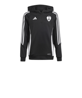 adidas Tiro 24 Hoody Kids Schwarz Weiss