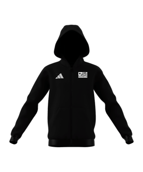 adidas Entrada 26 Kapuzenjacke Kids Schwarz