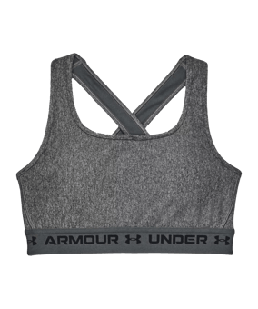 Under Armour Crossback Mid Sport-BH Damen F019 - grau