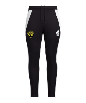 adidas Tiro 24 Trainingshose Schwarz Weiss Polyester