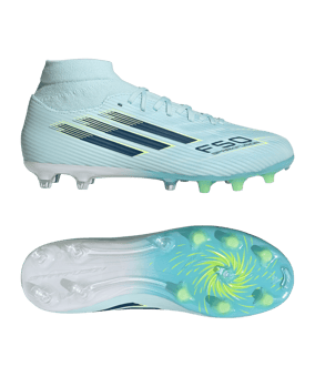 adidas F50 Sparkfusion League High FG/AG Ice Cold Precision Damen Blau - blau