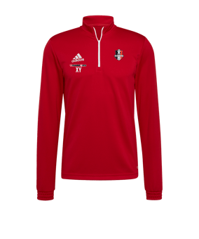 adidas Entrada 22 HalfZip Sweatshirt Rot