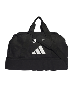 adidas Tiro League Duffel Bag Gr. S Schwarz Weiss