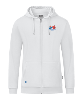 JAKO Organic Kapuzenjacke Weiss F000