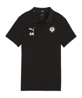 PUMA teamGOAL Casuals Poloshirt Damen Schwarz F03