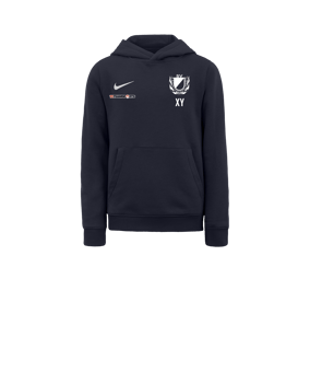Nike Park 20 Fleece Hoody Kids Blau Weiss F451