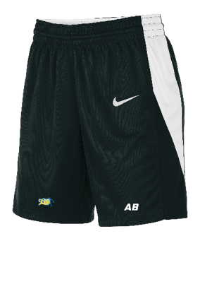 Nike Team Basketball Stock Short Damen Schwarz F010
