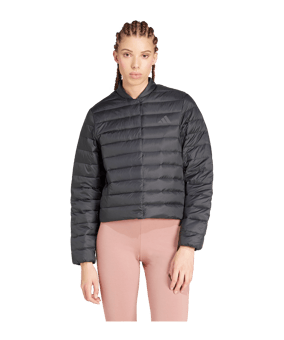 adidas Helionic Light Down Jacke Damen Schwarz - schwarz