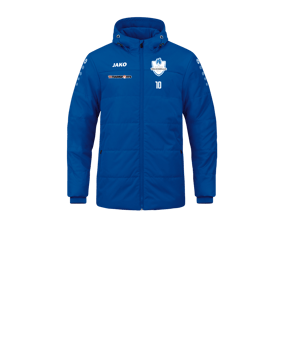JAKO Team Coach Kapuzenjacke Kids Blau F400 