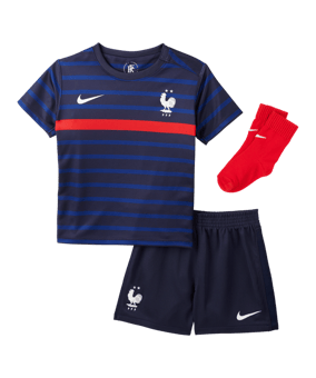 Nike Frankreich Baby Kit Home EM 2020 F498 - blau