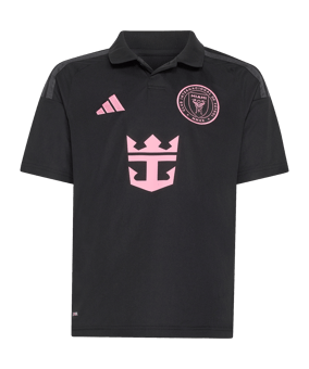 adidas Inter Miami Messi Trikot Away 2026/2027 Kids Schwarz - schwarz