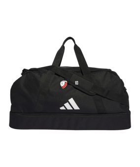 adidas Tiro League Duffel Bag Gr. L Schwarz Weiss