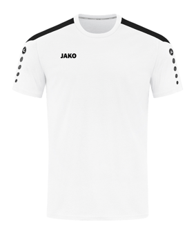 JAKO Power T-Shirt Damen Weiss Schwarz F000 - weiss
