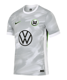 Nike VfL Wolfsburg Trikot Away 2025/2026 Weiß F100 - weiss