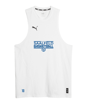 PUMA Hoops Team Drycell Tanktop Weiss F02