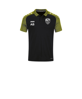 JAKO Performance Polo Kids Schwarz Gelb F808
