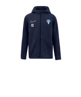 Veste de pluie Nike Academy 25 enfants bleu F410 