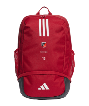 adidas Tiro 23 League Rucksack Rot Schwarz Weiss