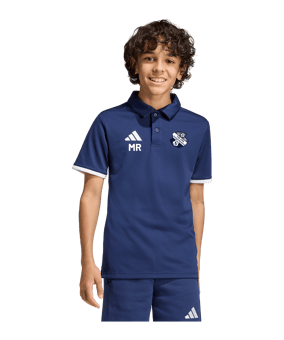 adidas Entrada 26 Polo Kids Dunkelblau
