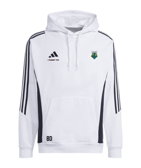 adidas Tiro 24 Hoody Weiss Schwarz