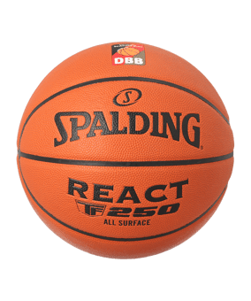 Spalding Basketball DBB React Tf-250 Spielball Orange - orange
