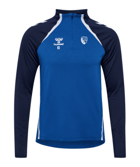 Hummel 1/4 Zip Sweatshirt Lead 2.0 Bleu C8607 