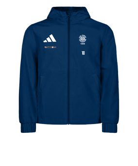 adidas Entrada 26 Regenjacke Dunkelblau