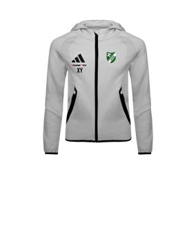 adidas Tiro Travel Hoody Kids Grau