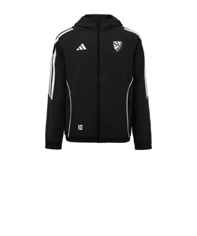 adidas Tiro 24 Windbreaker Kids Schwarz Weiss