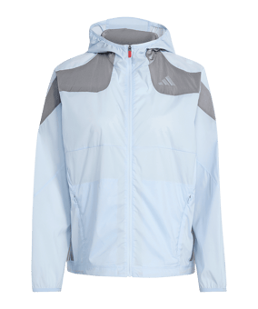 adidas Adizero Ekiden Giacca da running Donna Argento - argento
