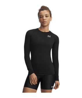 Under Armour HG Authentics Comp Longsleeve Damen Schwarz F008 - schwarz