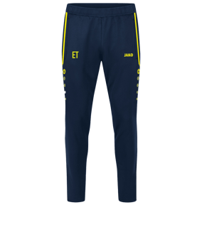 JAKO Allround Trainingshose Blau Gelb F904