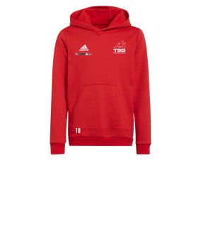 adidas Entrada 22 Hoody Kids Rot