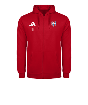 adidas Entrada 26 Kapuzenjacke Rot