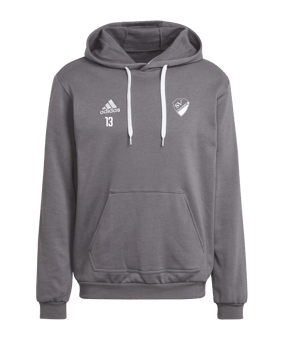 adidas Entrada 22 Hoody Grau