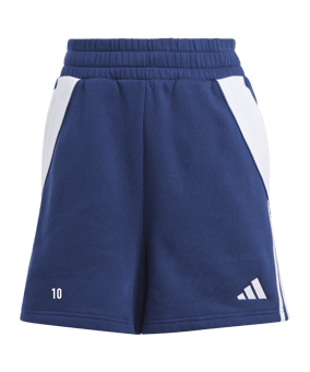 adidas Tiro 24 Short Damen Blau Weiss