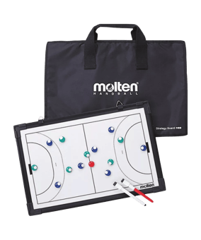 Molten Handball Magnet Taktiktafel Schwarz - schwarz
