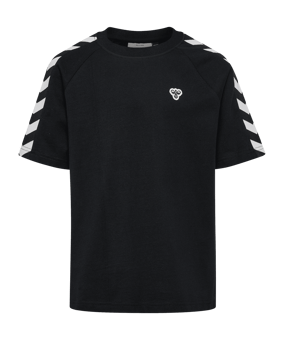 Hummel Archive Loose S/S T-Shirt Kids Schwarz F2001 - schwarz