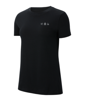 Nike Park 20 T-Shirt Damen Schwarz Weiss F010