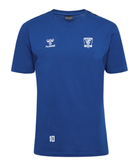 Hummel hmlAUTHENTIC CO T-Shirt Blau F7045