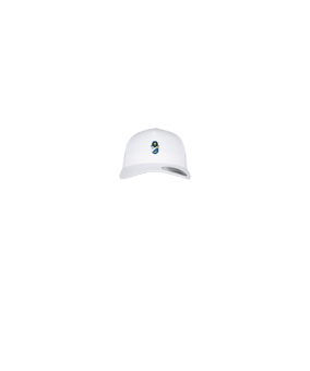 Merch 5 Panel Retro Trucker Cap Weiss | logo4c