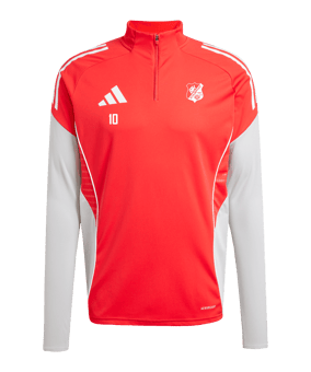 adidas Tiro 25 Competition Zip Top  Rot Grau