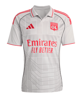 adidas Olympique Lyon Trikot 3rd 2025/2026 Grau - grau