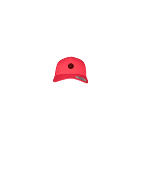 Merch 5 Panel Retro Trucker Cap Red