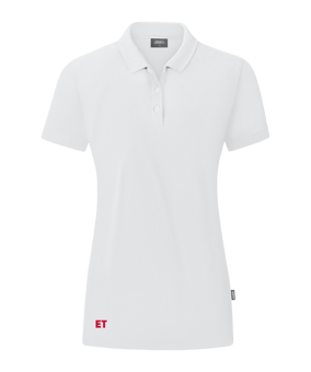 JAKO Organic Poloshirt Damen Weiss F000