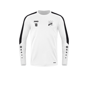 JAKO Power Sweatshirt Kids Weiss Schwarz F000