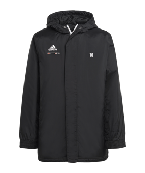 adidas Entrada 22 Stadium Jacke Kids Schwarz