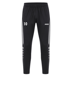 JAKO Power Polyesterhose Schwarz Weiss F802